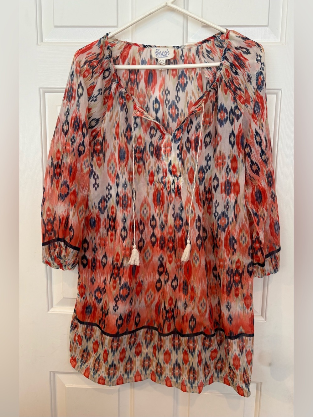 Women's Swim Beach Cover Up- Large-Beach by beach lunch lounge -